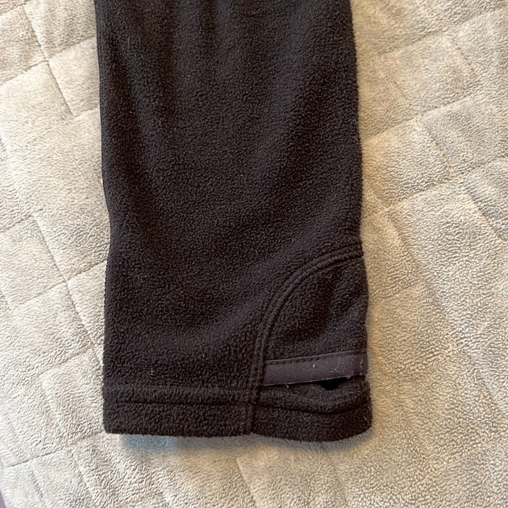 Athleta Softshell Fleece Jacket, Black, Zippered Pockets, Size XS - Picture 4 of 8